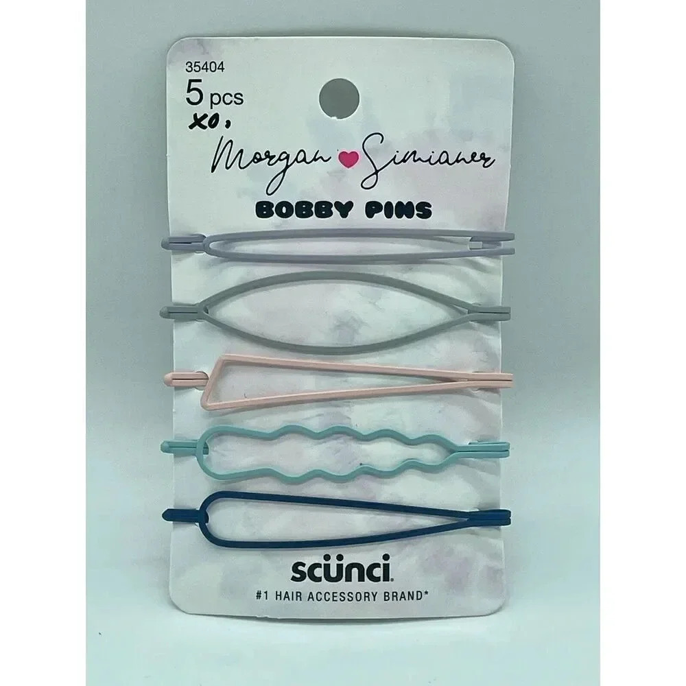 Scünci XO Morgan Simianer 5pc‎ Bobby Pins Pastel Multicolor